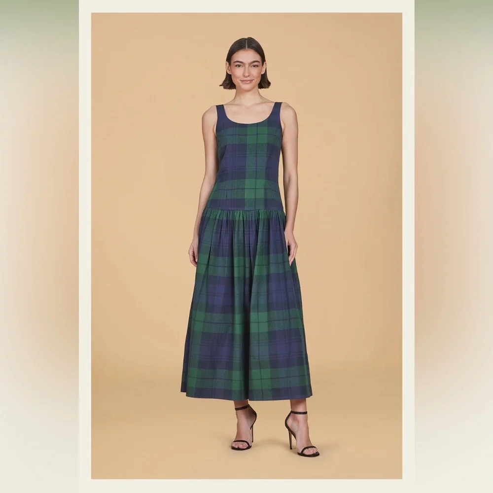 NWT Olivia by Livro Annie dress in Ralph’s Tartan - Picture 3 of 7